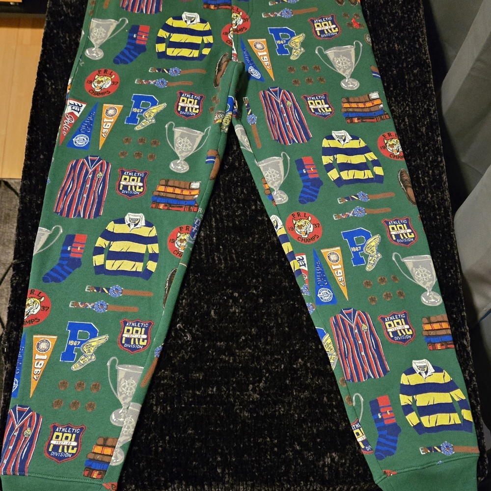 Ralph Lauren Boys Large Graphic Jogger Pant